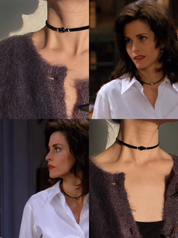 NECKLACE | Monica's black choker from Friends