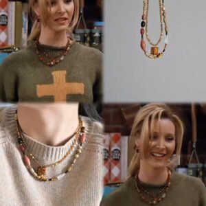 A natural stone string in the same Maillard color series as Phoebe in Friends